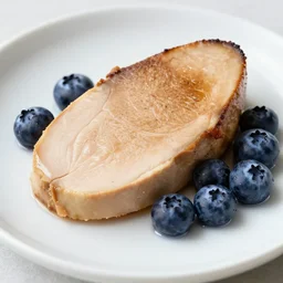 foie gras with blueberries