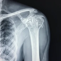 x-ray of a shoulder