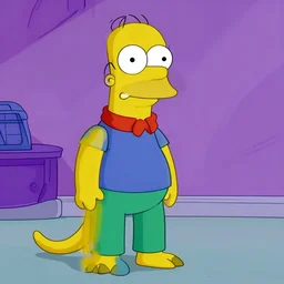 snoop dog as a simpson character