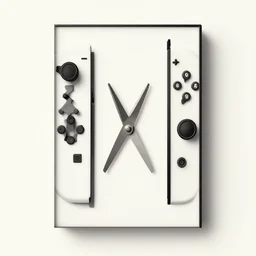 minimalist poster of a switch