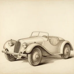 ancient sketch by leonardo da vinci of a 1 9 8 8 lancia 0 3 7