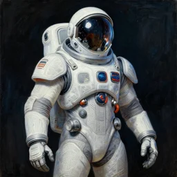 knights templar in a space suit, complex pattern, character design, painting by gaston bussiere, greg rutkowski, artgerm, trending on artstation