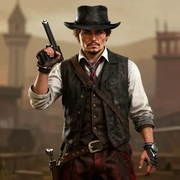 johnny depp in red dead redemption 2 video game