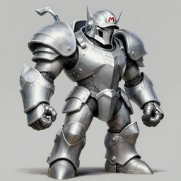 wario as the armored titan, an ultrafine detailed painting by james jean, behance contest winner, vanitas, angular