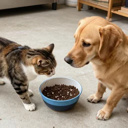 Cat mixed with dog