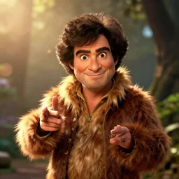bob ross in the lorax as the lorax movie still, cinematic lighting, ray tracing, octane render, long lens, shallow depth of field, bokeh, anamorphic lens flare, 8 k, hyper detailed, 3 5 mm film grain