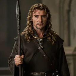 film still of Sean Connery as Legolas in The Lord of the Rings, 4k