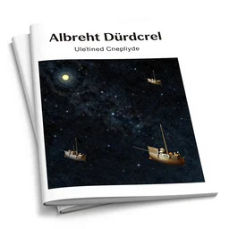astronomy textbook very professional colourised illustration by Albrecht Dürer with night starry sky with flying ships in sci-fi space with very disturbing atmosphere, inspired by WLOP Joe Fenton old vintage Victorian England engraving
