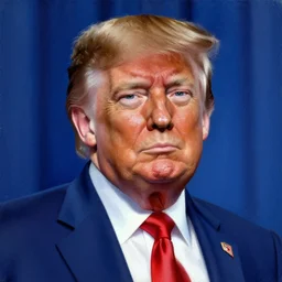 artwork by arthur adams, portrait of donald trump
