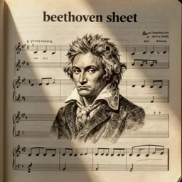 “ beethoven sheet music ”