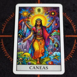 tarot, shamanic, beautiful colors, psychedelic, tantric, intense colors, souls, magic, mesmerizing, sharp foccus ilustration, artstation hq, in style of donglu yu