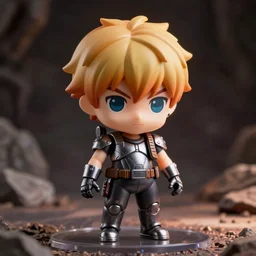 a nendoroid of a kisame, metal gear solid, detailed product photo