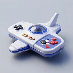 Spaceship made of a SNES controler
