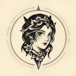 Tattoo Design Stencil