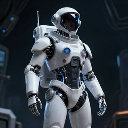 cybernetic space pilot