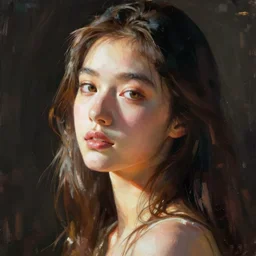 a girl art by Akikazu Mizuno