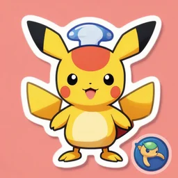 cute miss mascot rapasdepic rapasdepic fearow pokemon sticker art, cronobreaker, beeple game icon