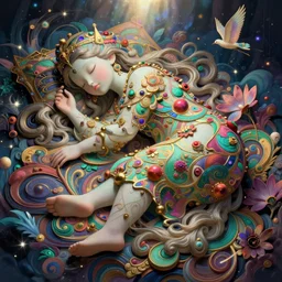 colourless green ideas sleep furiously, intricate, elegant, fantasy, highly detailed, digital painting, concept art, sharp focus, illustration, beautiful lighting, epic light, artstation, colorful, dramatic