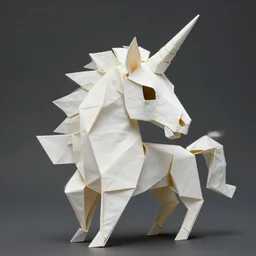 stunning origami god unicorn skull portrait, skull, fantasy, intricate, elegant, highly detailed, digital painting, artstation, concept art, smooth, sharp focus, illustration, art by afshar petros and krenz cushart and artem demura and tony sandoval