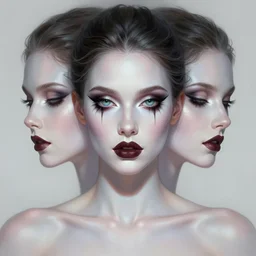 symmetry portrait of lydia deetz, glam, gothic, glowing skin intricate, elegant, highly detailed, digital painting, artstation, concept art, smooth, sharp focus, illustration, art by artgerm and greg rutkowski and fra angelico and alphonse mucha