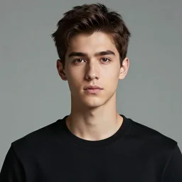 a portrait of a hot supernaturally neutral and handsome young man,