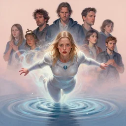 masterpiece concept art by thomas blackshear, imogen poots as a space templar fly magic ripples, matte painting, extremely emotional, pastel colours, realistic shaded lighting poster by hsiao ron chen, ilya kuvshinov, magali villeneuve, artgerm, jeremy lipkin and michael garmash and rob rey, christophe vacher