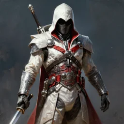 knights templar in a space suit, assassin's creed, character design, painting by gaston bussiere, greg rutkowski, artgerm