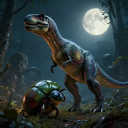 🐛🦖🐉🌑 by jeff easley, cinematic, octane, unreal engine, 1 6 k, volumetric light