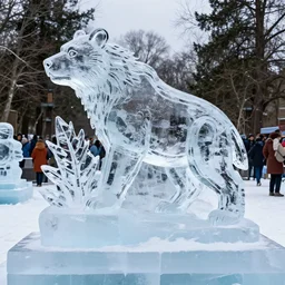 ice sculpture of the 🦍