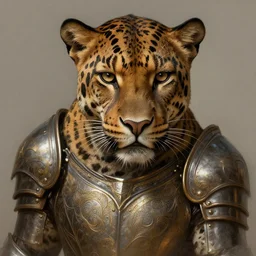 portrait of a panther, d & d, armour! muscular, fantasy, intricate, elegant, highly detailed, digital painting, artstation, concept art, smooth, sharp focus, illustration, art by artgerm and greg rutkowski and alphonse mucha