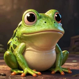 Pepe the Frog crying softly, cartoon character by Matt Furie