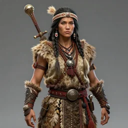hyper - realistic portrait of a superhero shaman, concept art, video game, 8 k, 3 d