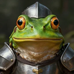 frog as a realistic fantasy knight, closeup portrait art by donato giancola and greg rutkowski, realistic face, digital art, trending on artstation, symmetry!!, no helmet
