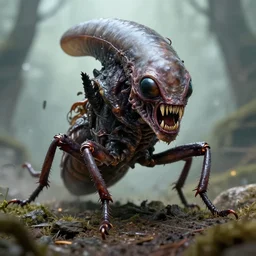 furious insectoid, horror, hyper realistic, detailed