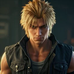 a videogame still of Adam Lambert in Tekken 7, portrait, 40mm lens, shallow depth of field, close up, split lighting, cinematic