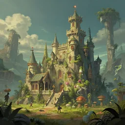 concept art, surreal, art, video game, fantasy, animation, 8 k