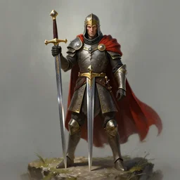 the sword in the stone trending on artstation 8k