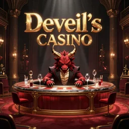Devil's casino, digital art