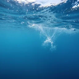 underwater wave collapse