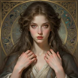 beautiful sorceress, accurate anatomy, only two hands, highly detailed, digital painting, artstation, concept art, smooth, sharp focus, illustration, Unreal Engine 5, 8K, art by sakimichan, Artgerm, Ross Tran, greg rutkowski and alphonse Mucha