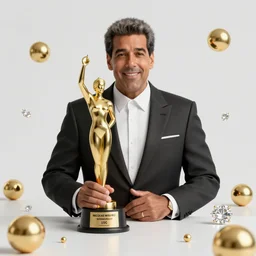 a still of nicolas maduro surrounded by gold and diamonds, award - winning, photograph, 3 d render, unreal engine, 4 k detailed