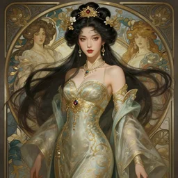 photography of hong kong actress barbara yung dressed as dongfang bubai, deep focus, d & d, fantasy, intricate, elegant, highly detailed, digital painting, artstation, concept art, matte, sharp focus, illustration, hearthstone, art by artgerm and greg rutkowski and alphonse mucha