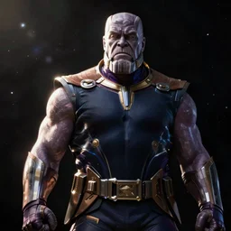 hipster thanos in a space as an epic wallpaper