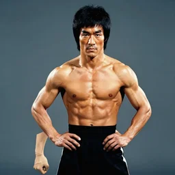 bruce lee physique