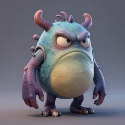 an incredibly annoying creature, concept art, trending on artstation 3 d.