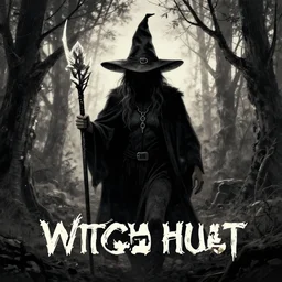 witch hunt, artwork with title