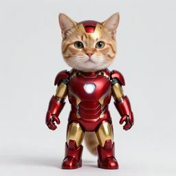 anthro cat wearing an iron man suit, concept art, highly detailed art, super hero cat, anthro cat, god rays, dramatic pose, marvel, MCU, digital painting, artstation