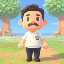 a screenshot of henry cavill in the video game animal crossing. 3 d rendering. unreal engine. amazing likeness. very detailed