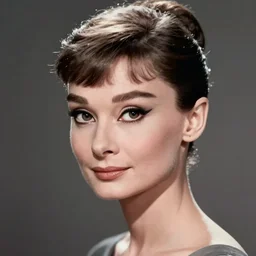 audrey hepburn, detailed solarpunk portrait by tim doyle