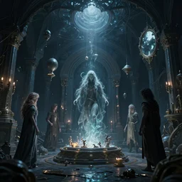 The Excrucians have hidden artifacts throughout Creation, vested deep with the power of the void, and holding in them a power of communication and synchronicity. While they are there, practitioners can meet one another in dreams, in visions, in glimpses caught in mirrors.